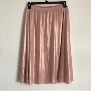 Plus Size Rose Gold Skirt